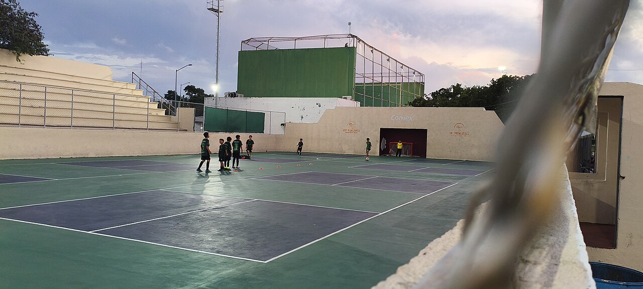 The pickleball stadium at Poliforum sport park in Playa del Carmen
