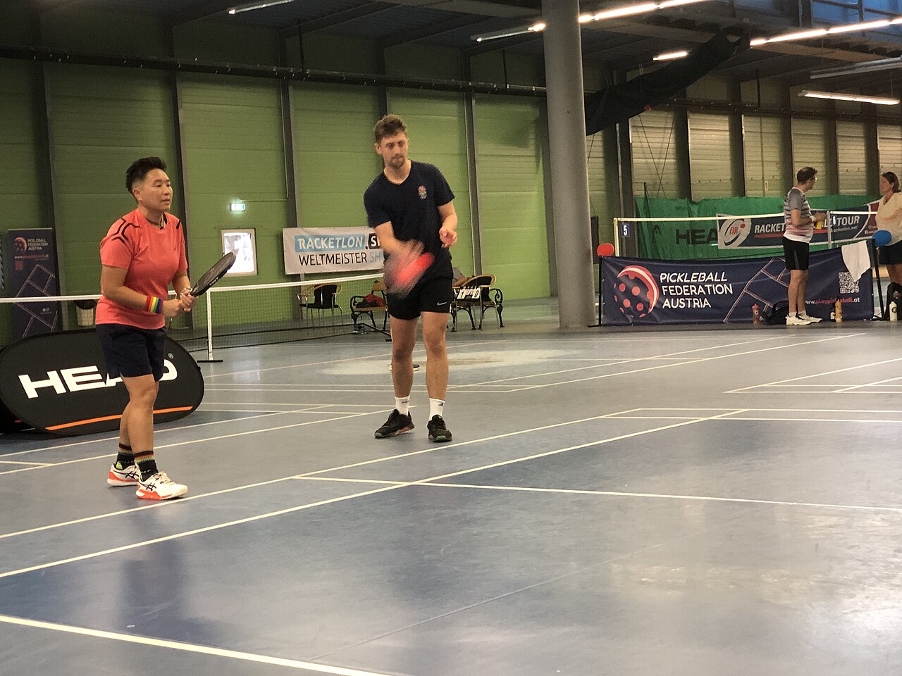 Players gather at the EuroGames 2024 pickleball medal ceremony in Vienna; this archival image does not depict the South Florida women’s circuit.